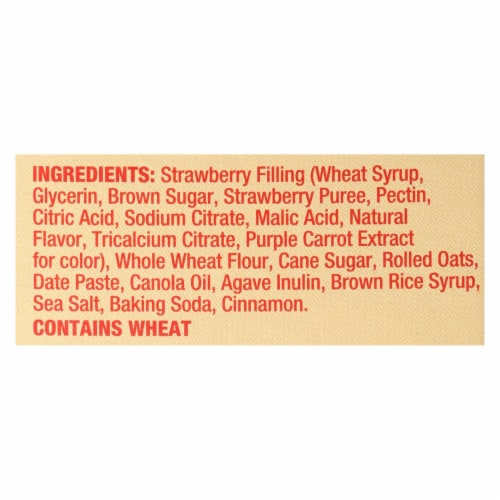 Nature's Bakery - Oatmeal Crumble Strawberry - Case of 6 - 8.46 OZ Perspective: back