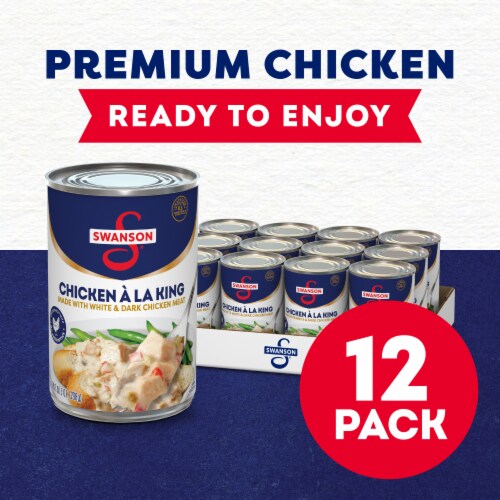 Swanson Canned Chicken a la King Perspective: back