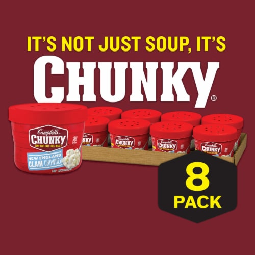Campbell's Chunky Soup New England Clam Chowder Perspective: back