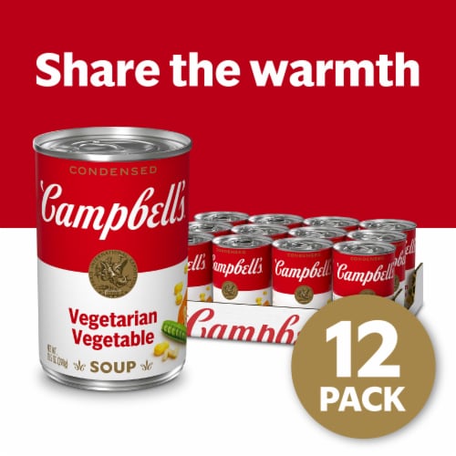 Campbell's® Vegetarian Vegetable Condensed Soup Perspective: back