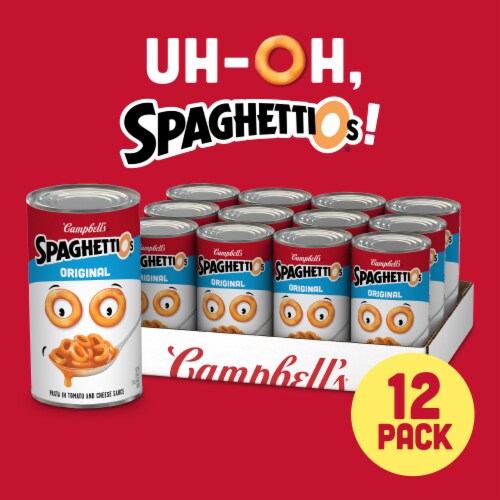 SpaghettiOs® Original Canned Pasta (12 Pack) Perspective: back