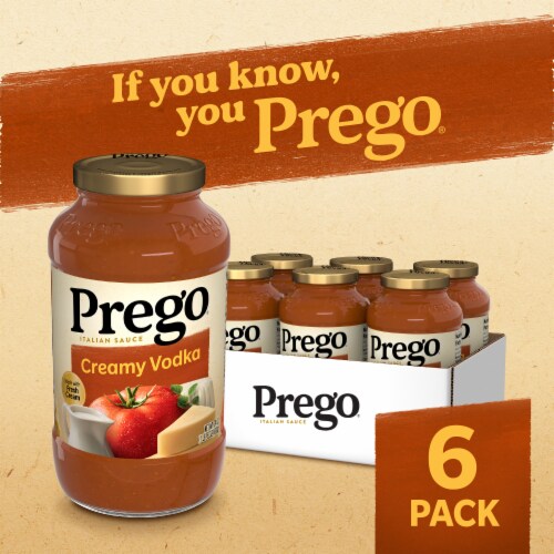 Prego® Creamy Vodka Pasta Sauce Case Perspective: back