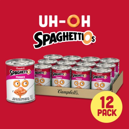 Campbell's® SpaghettiOs Pasta with Sliced Franks Perspective: back