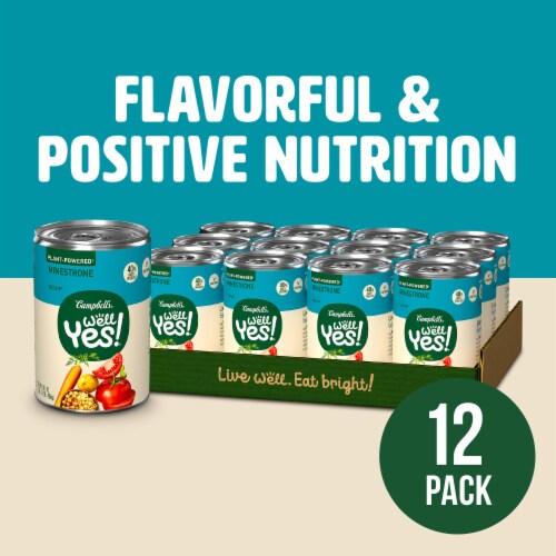 Campbell's® Well Yes® Minestrone Soup Case Sale Perspective: back