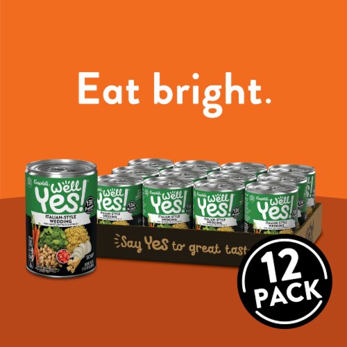Campbell's® Well Yes!® Italian Wedding Soup Case Sale Perspective: back