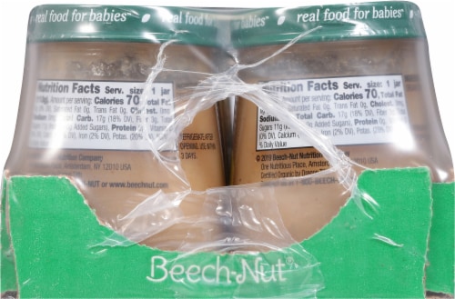 Beech-Nut® Organics Pear Stage 1 Baby Food Perspective: back