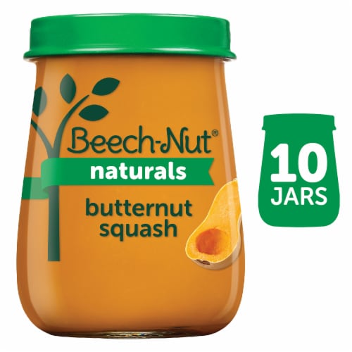 Beech-Nut Naturals Butternut Squash Stage 1 Baby Food Perspective: back