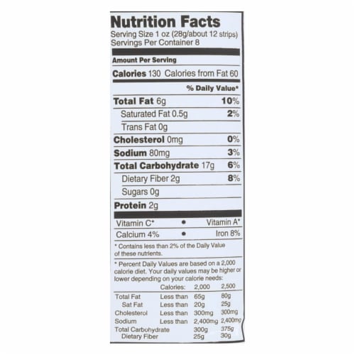 Green Mountain Gringo Original Tortilla Strips Perspective: back