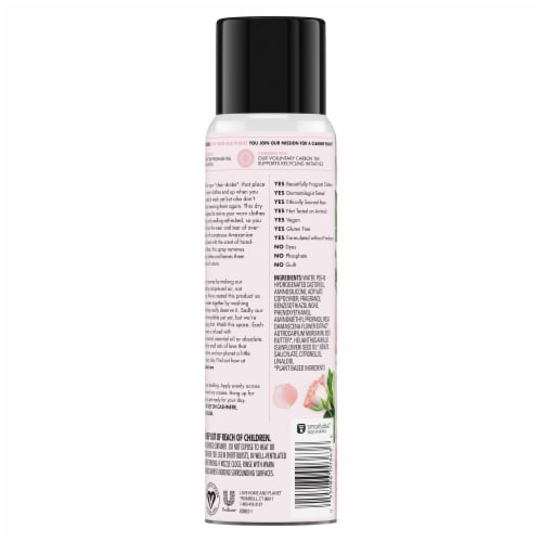 Love Home & Planet Rose Petal & Murumuru Dry Wash Spray Perspective: back