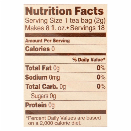 Celestial Seasonings Herbal Tea - Fruity Variety Pack - Case of 6 - 18 BAG Perspective: back