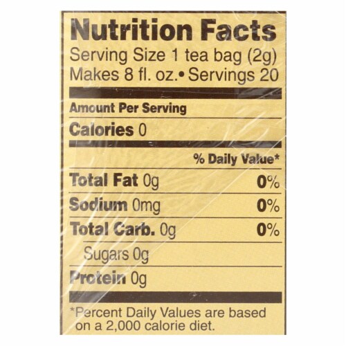 Celestial Seasonings Red Tea Caffeine Free Madagascar Vanilla - 20 Tea Bags - Case of 6 Perspective: back