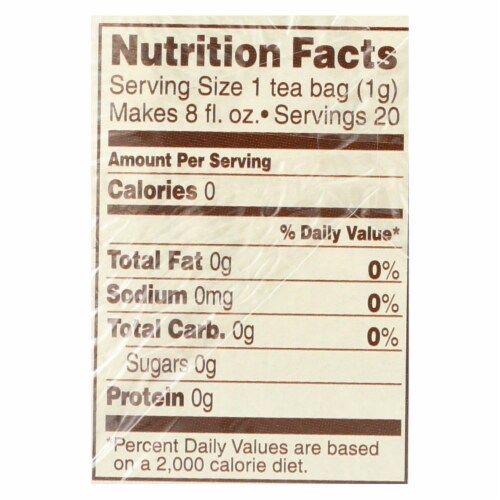 Celestial Seasonings Herbal Tea - Sleepytime Vanilla - Case of 6 - 20 BAG Perspective: back