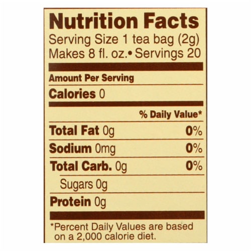 Celestial Seasonings - Tea - Vermont Maple Ginger - Case of 6 - 20 Bags Perspective: back