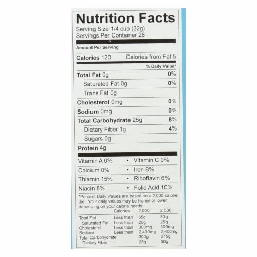 King Arthur Flour Unbleached Cake Flour Perspective: back