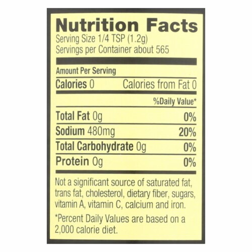 Alessi - Mediterranean Sea Salt - Coarse - Case of 6 - 24 oz. Perspective: back