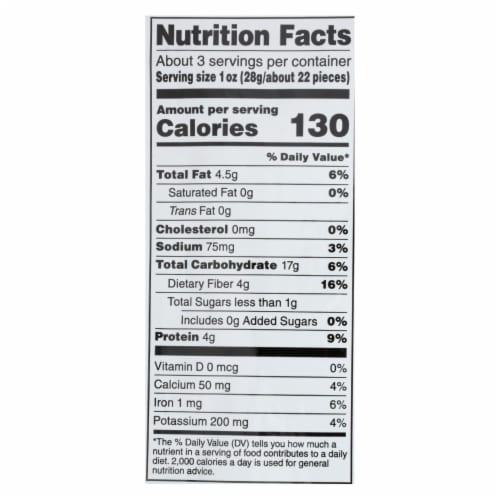 Harvest Snaps Cracked & Spicy Black Pepper Green Pea Snack Crisps - Case of 12 - 3.3 oz Perspective: back