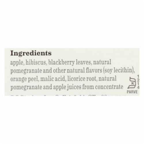 Bigelow Tea Herbal Tea - Pomegranate Pizzazz - Case Of 6 - 20 Bag Perspective: back