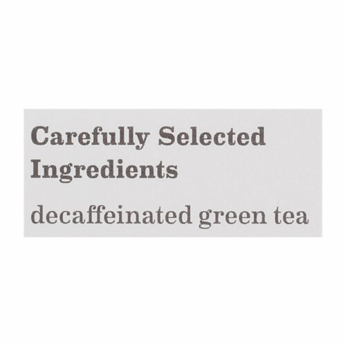 Bigelow Tea - Decaf Green - Case of 6 - 40 BAG Perspective: back