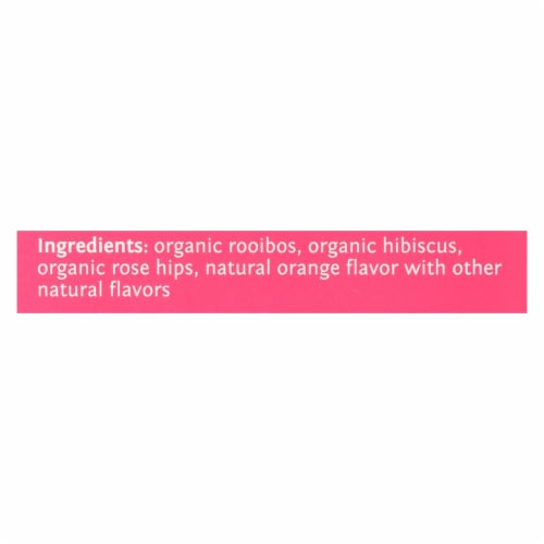Steep By Bigelow Organic Rooibos Hibiscus Tea  - Case of 6 - 20 BAGS Perspective: back