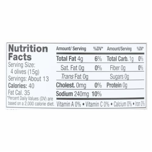 Jeff's Natural- Kalamata Olive - Kalamata - Case of 6 - 7 oz. Perspective: back