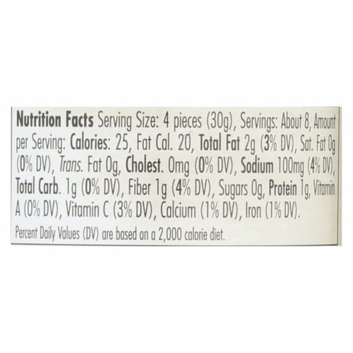 Jeff's Natural Artichoke Hearts - Marinated - Case of 6 - 14.5 oz Perspective: back