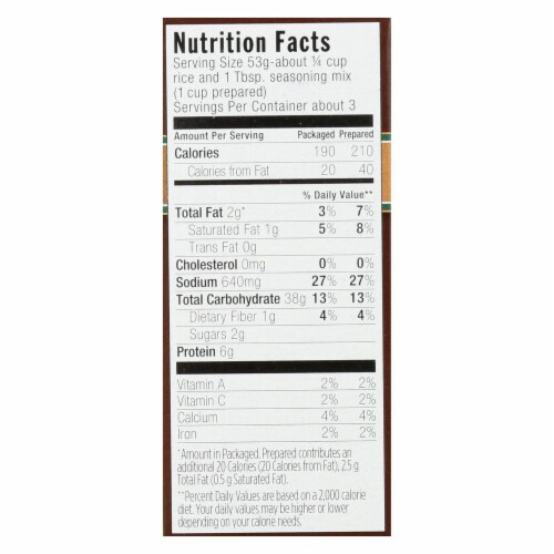 Lundberg Family Farms Risotto Creamy Parmesan - Case of 6 - 5.5 oz. Perspective: back