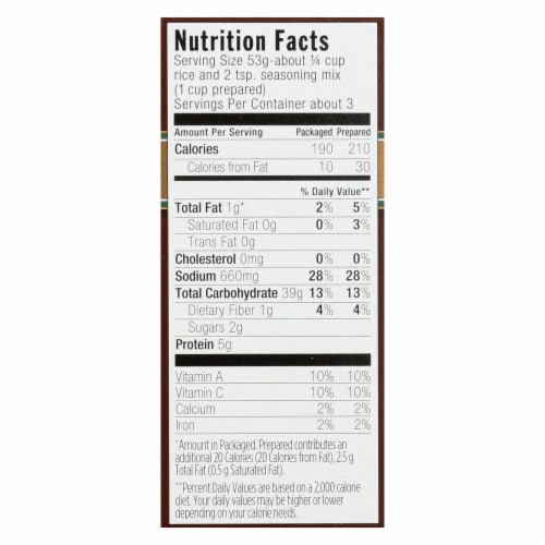 Lundberg Family Farms Risotto Garlic Primavera - Case of 6 - 5.5 oz. Perspective: back