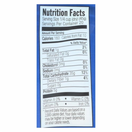 Lundberg Family Farms Organic Sushi White Rice - Case of 6 - 2 lb. Perspective: back