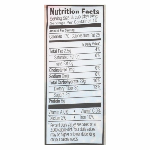 Lundberg Family Farms Organic Quinoa - Tri-Color - Case of 6 - 1 lb. Perspective: back