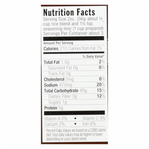 Lundberg Family Farms Organic Whole Grain Original Wild Rice - Case of 6 - 6 oz. Perspective: back
