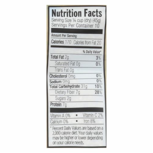 Lundberg Family Farms Organic California White Basmati Rice - Case of 6 - 1 lb. Perspective: back