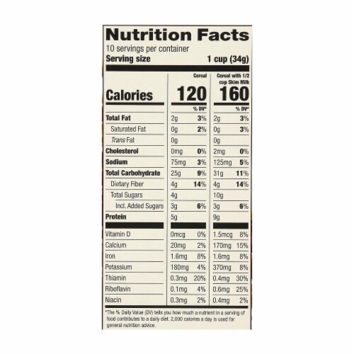 Arrowhead Mills - Organic Oat Bran Flakes - Case of 6-12 OZ Perspective: back