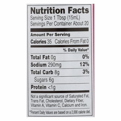 San-J Hoisin Dipping, Glazing & Cooking Sauce, 10 Fl. Oz. Perspective: back
