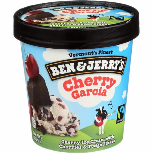 Ben & Jerry's® Cherry Garcia Ice Cream Perspective: back