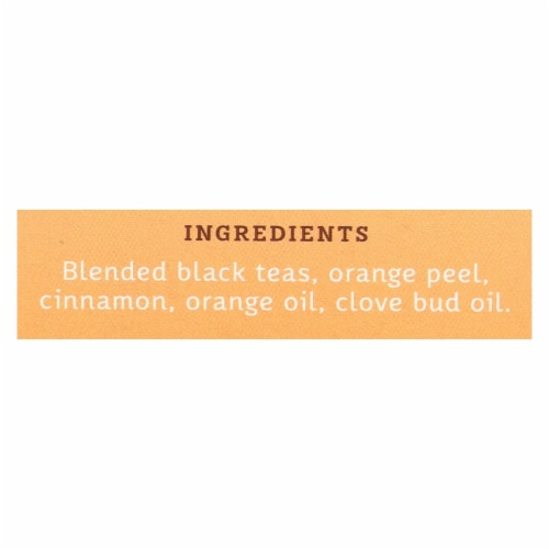 Stash Tea Orange Spice, Black Tea, 20 Bags Perspective: back