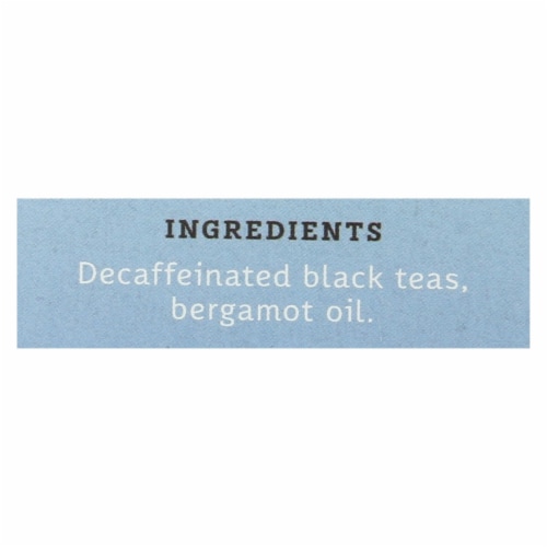 Stash Decaf Earl Grey Black Tea, 18 Tea Bags Perspective: back