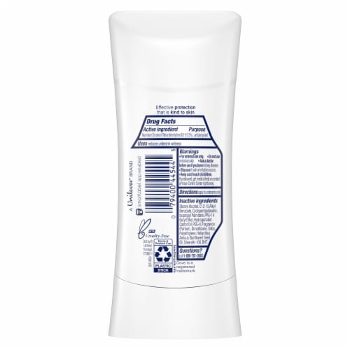 Dove Women 48-Hour Protection Advanced Care Original Clean Antiperspirant Deodorant Stick Perspective: back