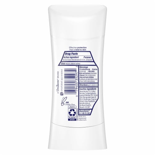 Dove Women 48-Hour Protection Advanced Care Cool Essentials Antiperspirant Deodorant Stick Perspective: back