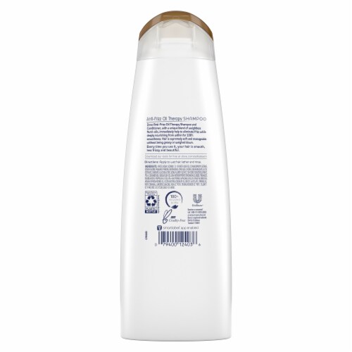 Dove Nutritive Solutions Anti-Frizz Oil Therapy Shampoo Perspective: back