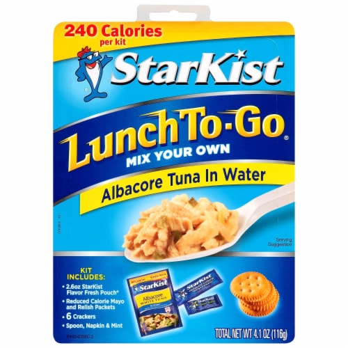 StarKist Lunch To-Go® Albacore Mix Your Own Tuna Salad (Pouch) Perspective: back
