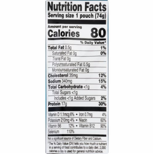 StarKist® Tuna Creations Lemon Pepper Tuna Pouches Case Sale Perspective: back