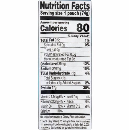 StarKist® Tuna Creations® Lemon Pepper Tuna Pouches (24 Pack) Perspective: back