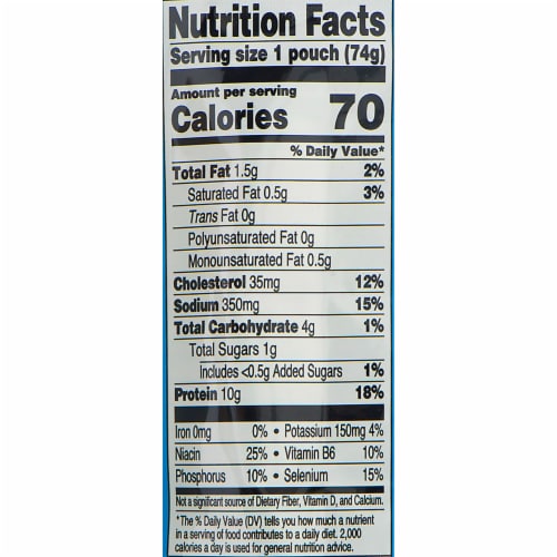 StarKist® Chicken Creations® Chicken Salad Pouches Perspective: back