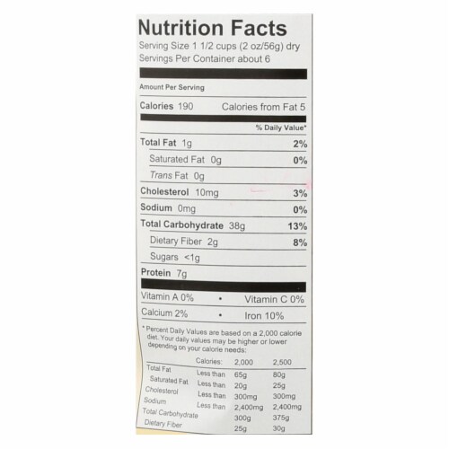 Al Dente - Fettucine - Basil - Case of 6 - 12 oz. Perspective: back