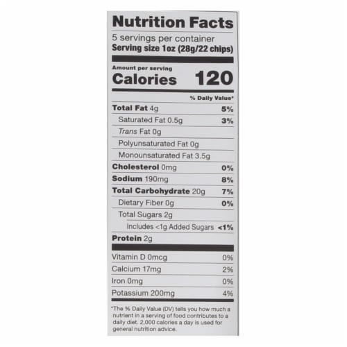 popchips® Sour Cream & Onion Potato Chips Perspective: back