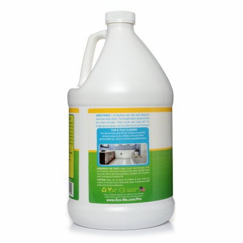 Eco-Me Pro 4pk. 1 Gallon Tile Cleaner  Lemon Scent Perspective: back