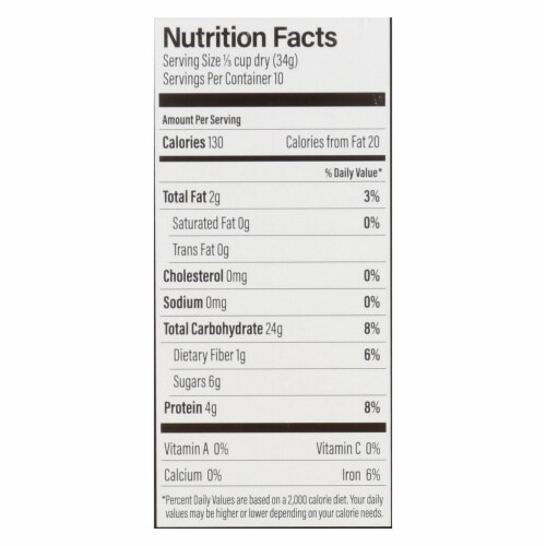 Ancient Harvest Organic Hot Cereal - Quinoa Flakes - Case of 12 - 12 oz Perspective: back