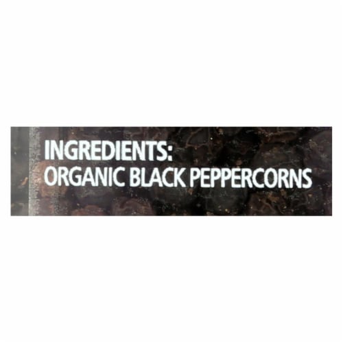Simply Organic Black Peppercorns - Case of 6 - 2.65 oz. Perspective: back