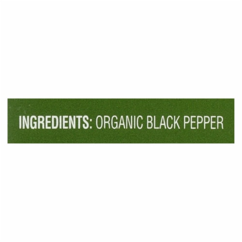 Simply Organic Ground Black Pepper - Case of 6 - 4 oz. Perspective: back
