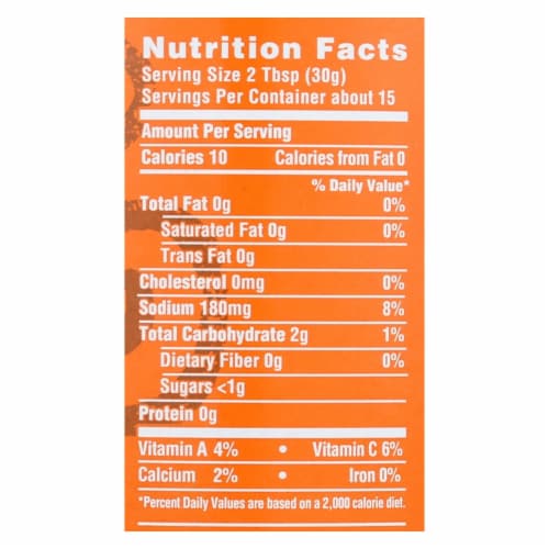 Frontera® Foods Habanero Lime Salsa Case of 6 Perspective: back